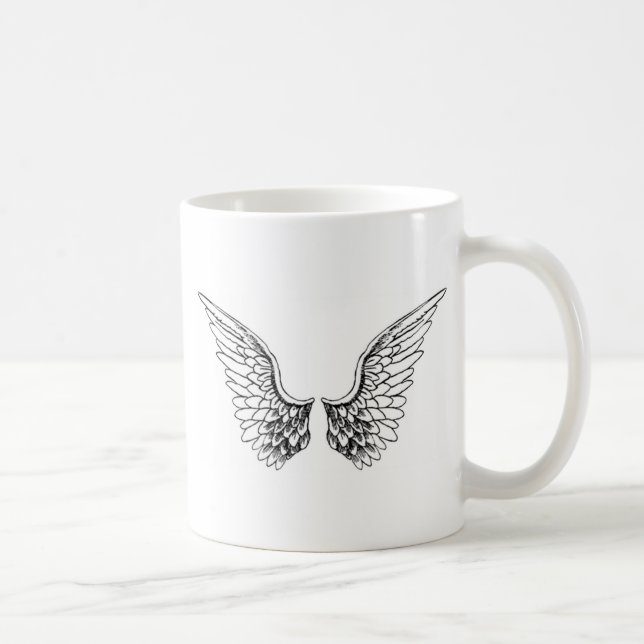 Taza De Café Alas del ángel (Derecha)