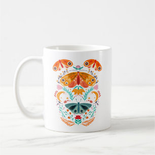 Taza De Café Alas encantadas Mariposa mágica de polilla