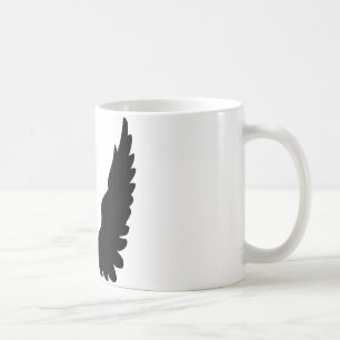 Taza De Café alas negras del ángel