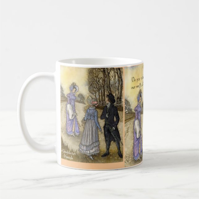 Taza De Café ¡Alas, señoras! Decepción durante un paseo del (Izquierda)