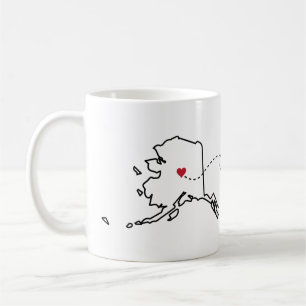 Taza De Café Alaska a Tennessee - Heart2Heart