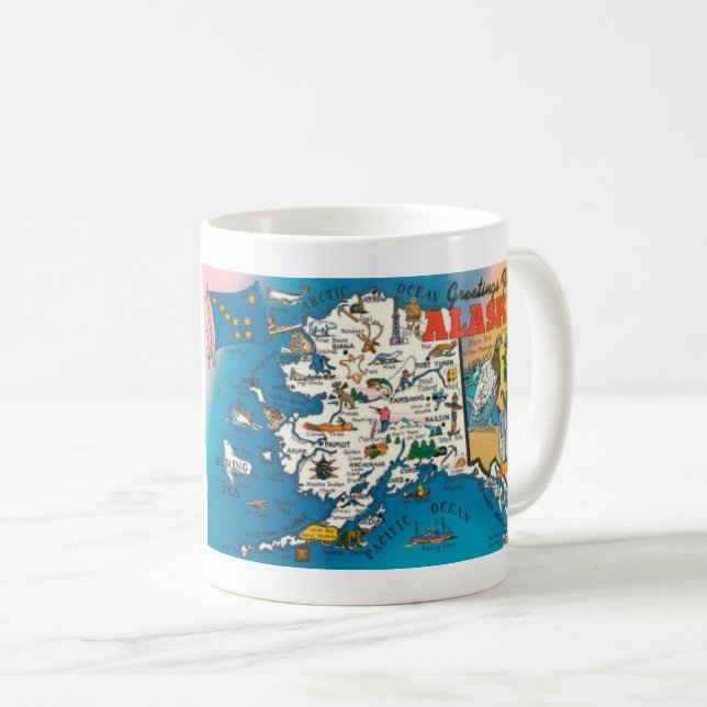 Taza De Café Alaska Coffee Mug (Anverso derecho)