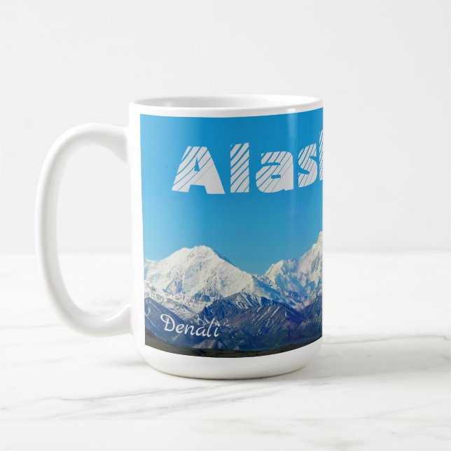 Taza De Café Alaska Denali Souvenir Coffee Mug Gift (Izquierda)