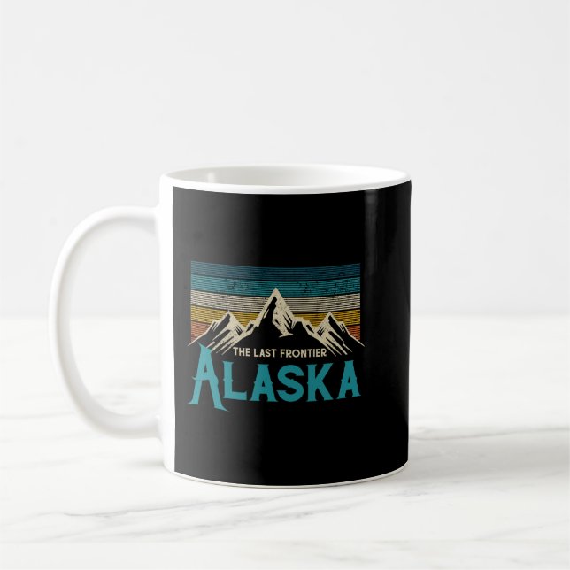 Taza De Café Alaska La Última Frontera Vintage (Izquierda)