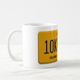 Taza De Café Alaska License Plate mug