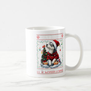 Taza De Café Alaska Malamute Decoraciones de árboles de Navidad