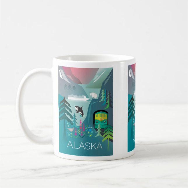 Taza De Café Alaska Mug (Izquierda)