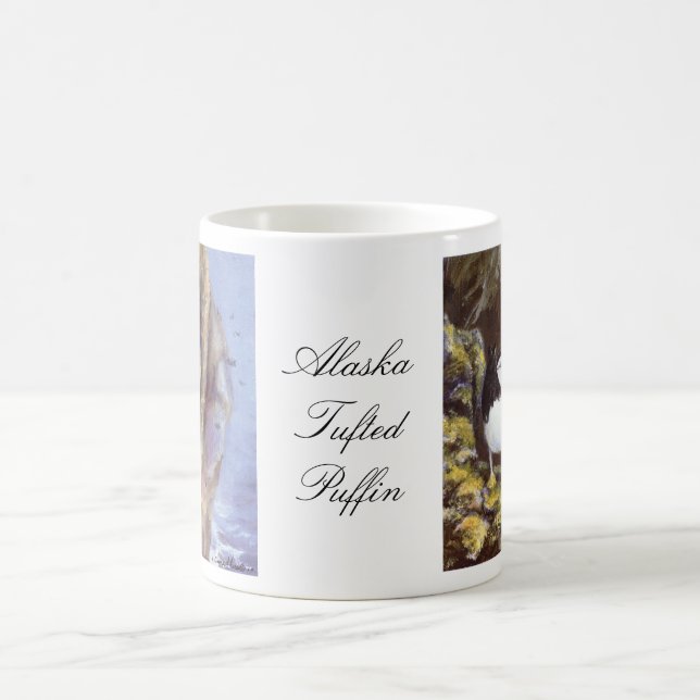 Taza De Café Alaska Tufted Puffin (Centro)