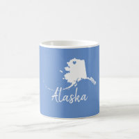 Alaska usa mapa del estado con diseño de forma car