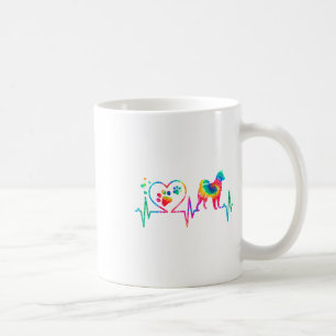 Taza De Café Alaskan Klee Kai Mom Dad Heartbeat Tie Dye Gif