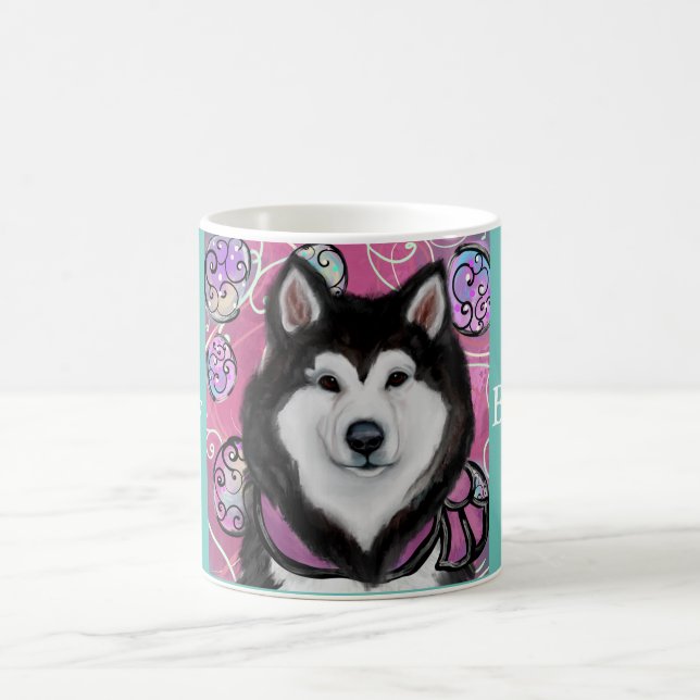 Taza De Café Alaskan Malamute (Centro)