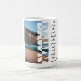 Taza De Café Alba — Simplemente Comienza de Nuevo