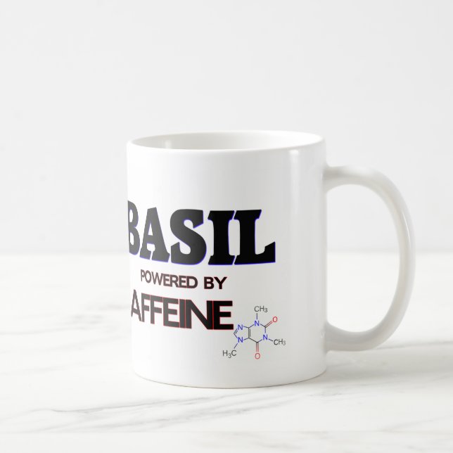 Taza De Café Albahaca accionada por el cafeína (Derecha)