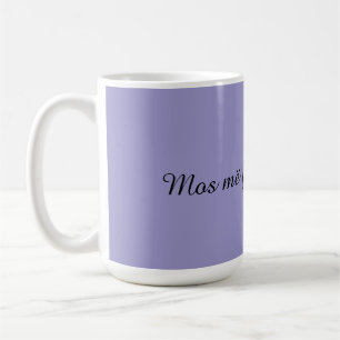 Taza de café albanesa divertida “Mos më fol pa pi