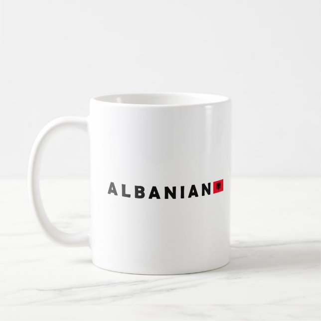 Taza De Café Albania, albanesa (Izquierda)