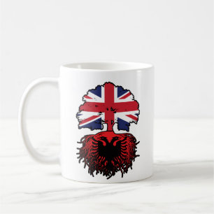 Taza De Café Albania Reino Unido de Gran Bretaña e Irlanda del 