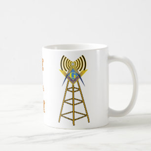 Taza De Café Albañil del equipo de radio-aficionado