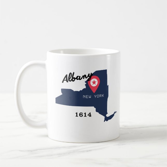 Taza De Café Albany coffee mug  (Izquierda)