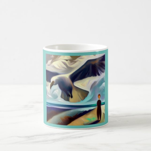 Taza De Café Albatros de animales espirituales 3 (Centro)