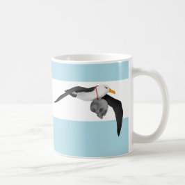 Taza De Café Albatros Voladores Con Calavera Humana