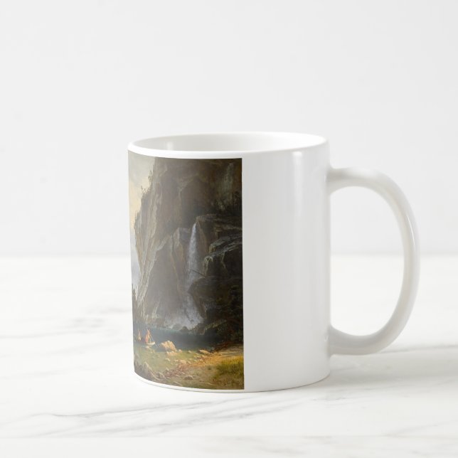 Taza De Café Albert Bierstadt - Los indios hablan de pesca (Derecha)