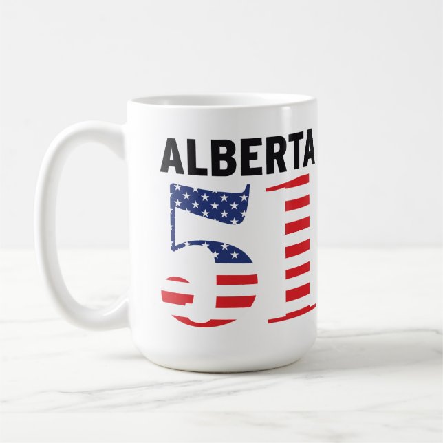 Taza De Café Alberta 51st American State WEXIT (Izquierda)