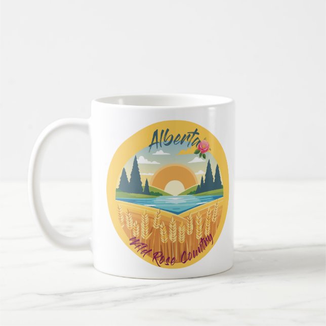 Taza De Café Alberta: País Rosa salvaje (Izquierda)