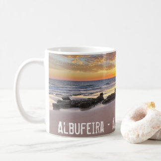 Taza De Café Albufeira - Portugal. Vacaciones veraniegas en el