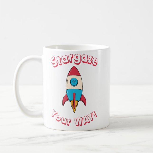 Taza De Café Alcance de las estrellas (Izquierda)