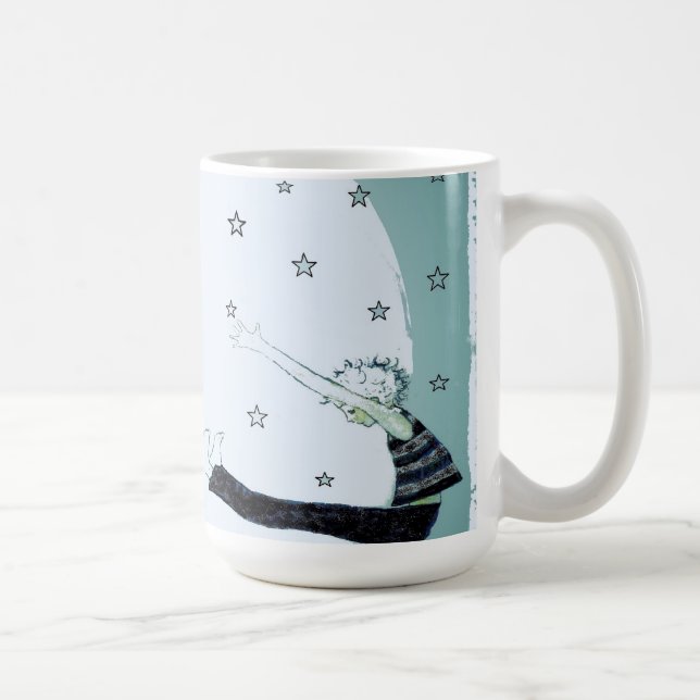 Taza De Café Alcance para las estrellas inspiradoras (Derecha)