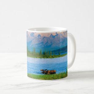 Taza De Café Alce macho en Wonder Lake