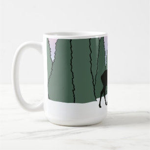 Taza De Café Alce toro toro y toalla de baño de pescado conjunt