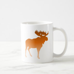 Taza De Café Alces anaranjados