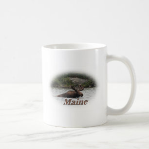 Taza De Café Alces de Maine Bull