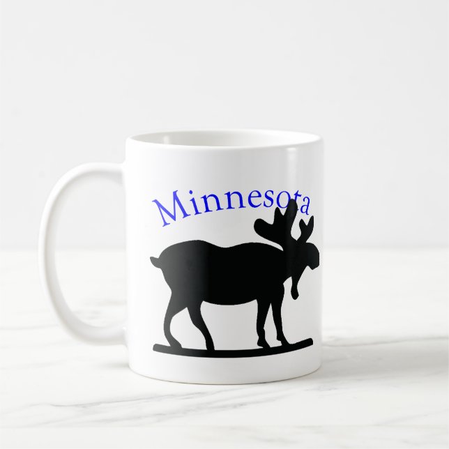 Taza De Café Alces de Minnesota (Izquierda)