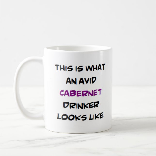 Taza De Café alcoernet drinker, ávido (Izquierda)