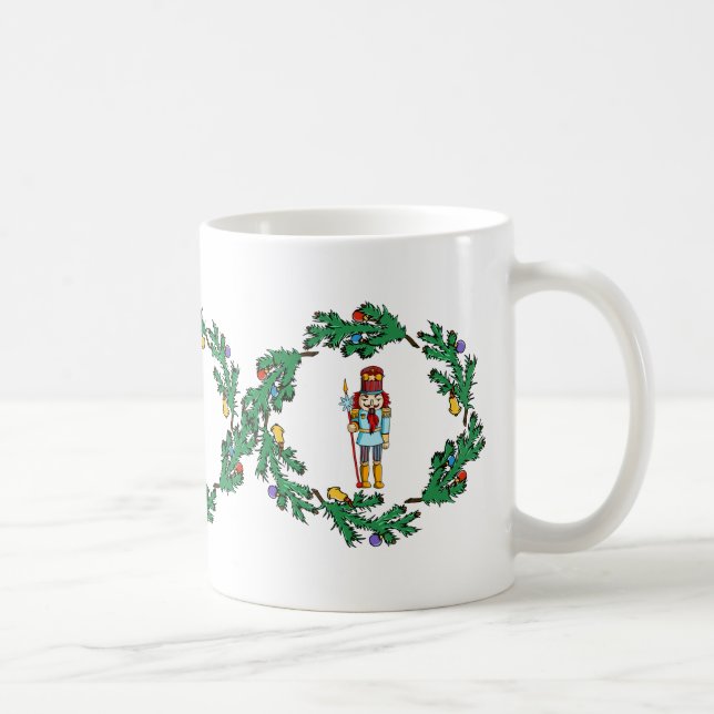 Taza De Café Alcohol de los cascanueces del navidad (Derecha)