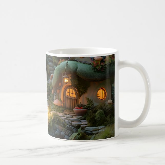 Taza De Café Aldea de Gnome (Derecha)