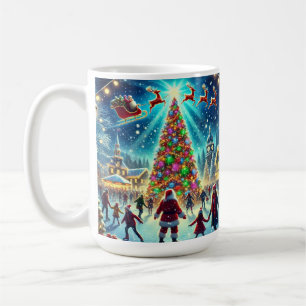 Taza De Café Aldea de los navidades