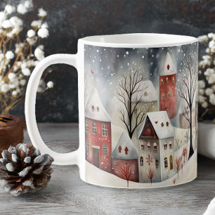 Taza De Café Aldea de los Navidades caprichosos