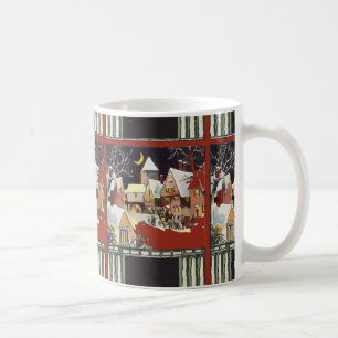 Taza De Café Aldea de navidades, agregar texto