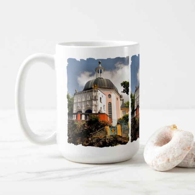 TAZA DE CAFÉ ALDEA ITALIANA GALES (Con donut)