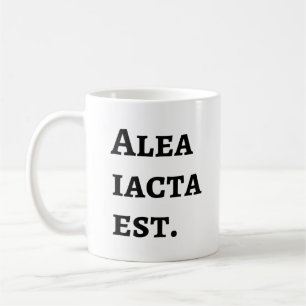 Taza De Café Alea Iacta Est - Cita latina César