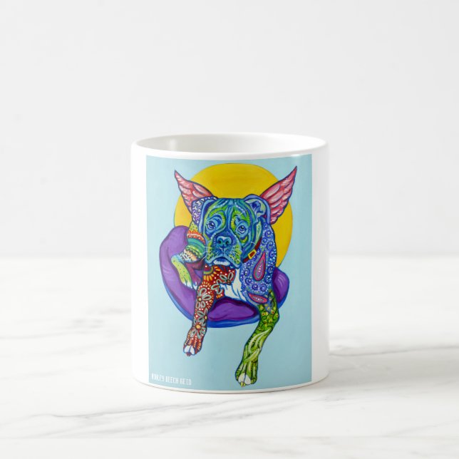 Taza De Café Alebrijes Boxer Dog Mug (Centro)