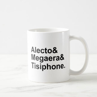 Taza De Café Alecto Megaera Tisiphone | Furias Griegas del Mito
