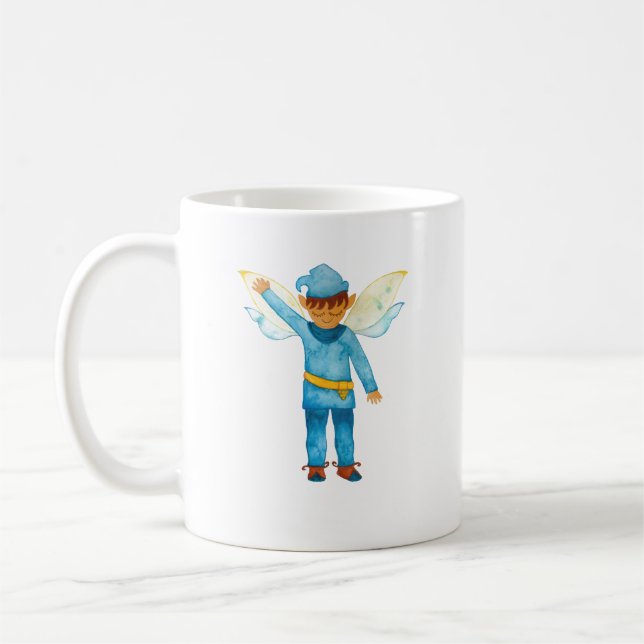 Taza De Café Alegre Blue Elf Mug (Izquierda)