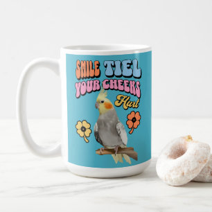 Taza De Café Alegre loro de Cockatiel
