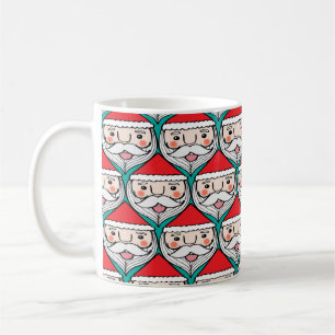 Taza De Café Alegre patrón de Navidades de Santa Claus