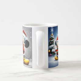 Taza De Café Alegre reunión de Navidades de Mickey