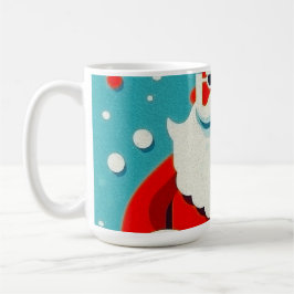Taza De Café Alegre Santa Claus Face